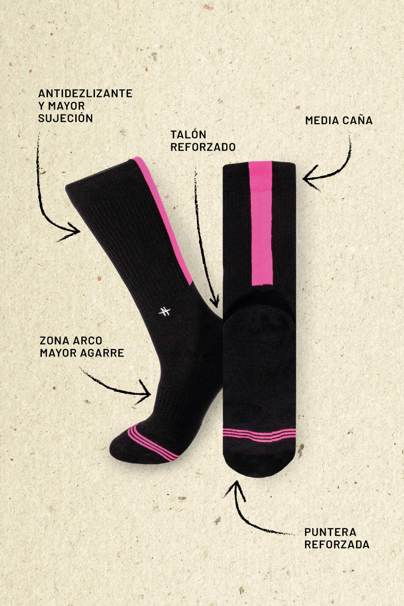 Calcetines Fluor Rosa