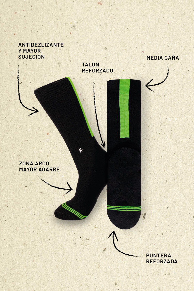 Calcetines Fluor Verde