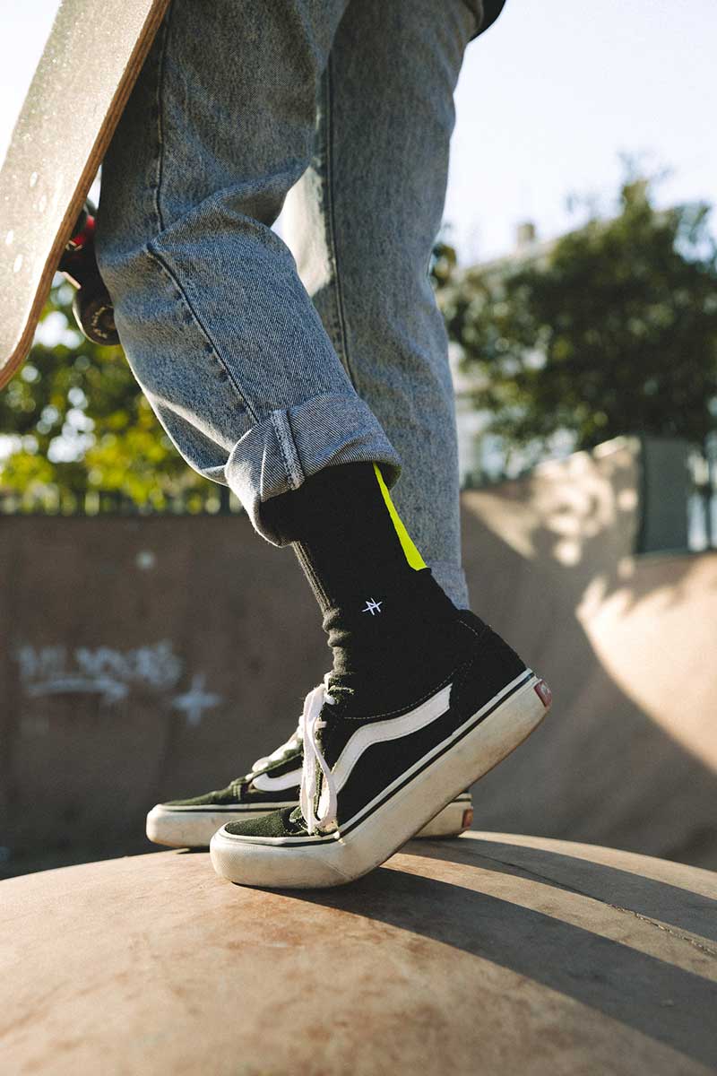 Calcetines Fluor Amarillo