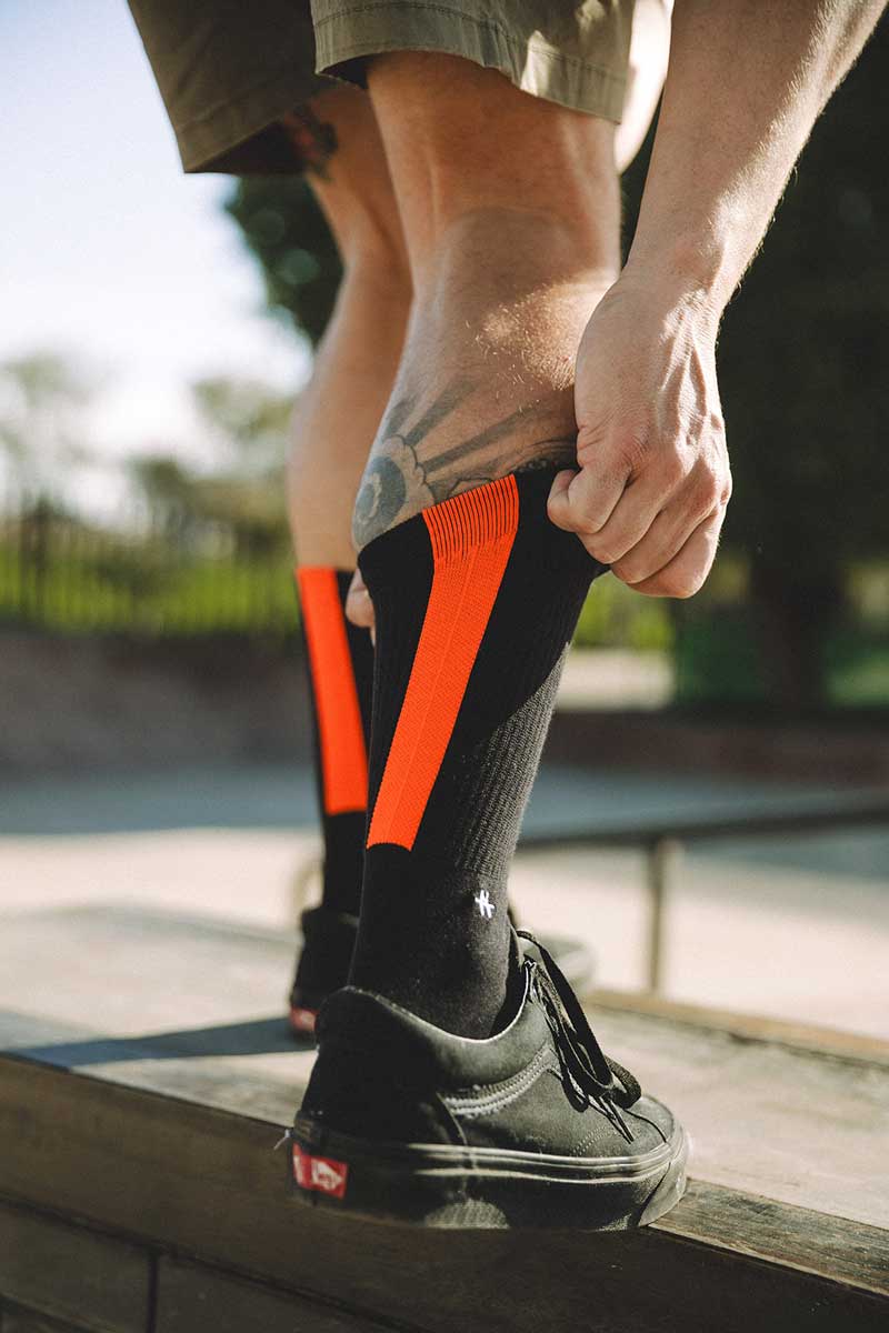 Calcetines Fluor Naranja