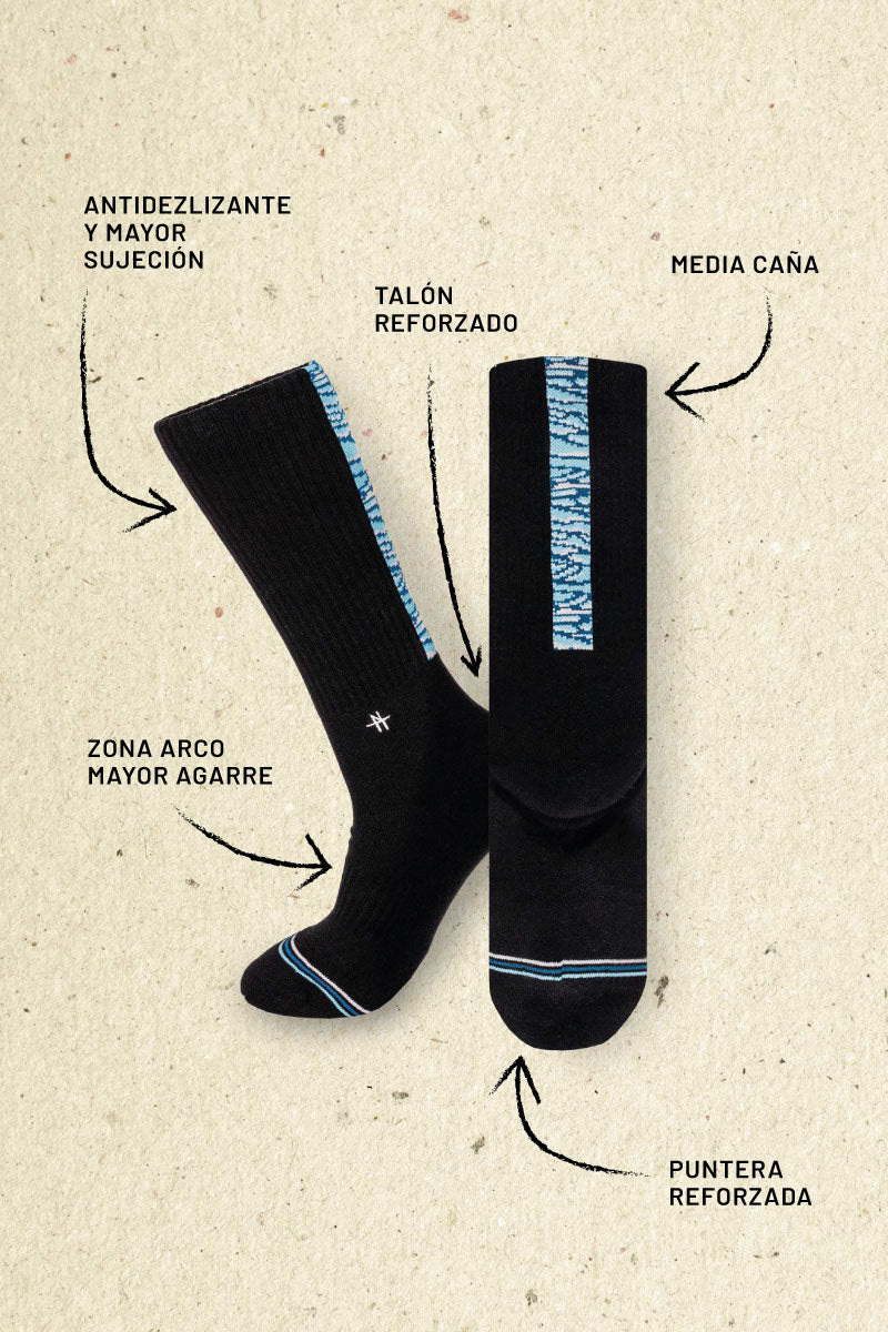 Calcetines Ondas Azul