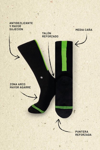 Calcetines Fluor Verde